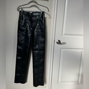 Aritzia Wilfred, leather pants